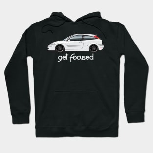 white get focused Hoodie